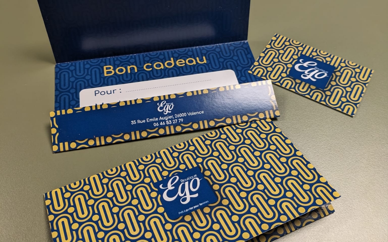 Bon cadeau imprimerie à Valence - Personnalisation et impression pour entreprises – Expert en impression en Drôme – Graffi4