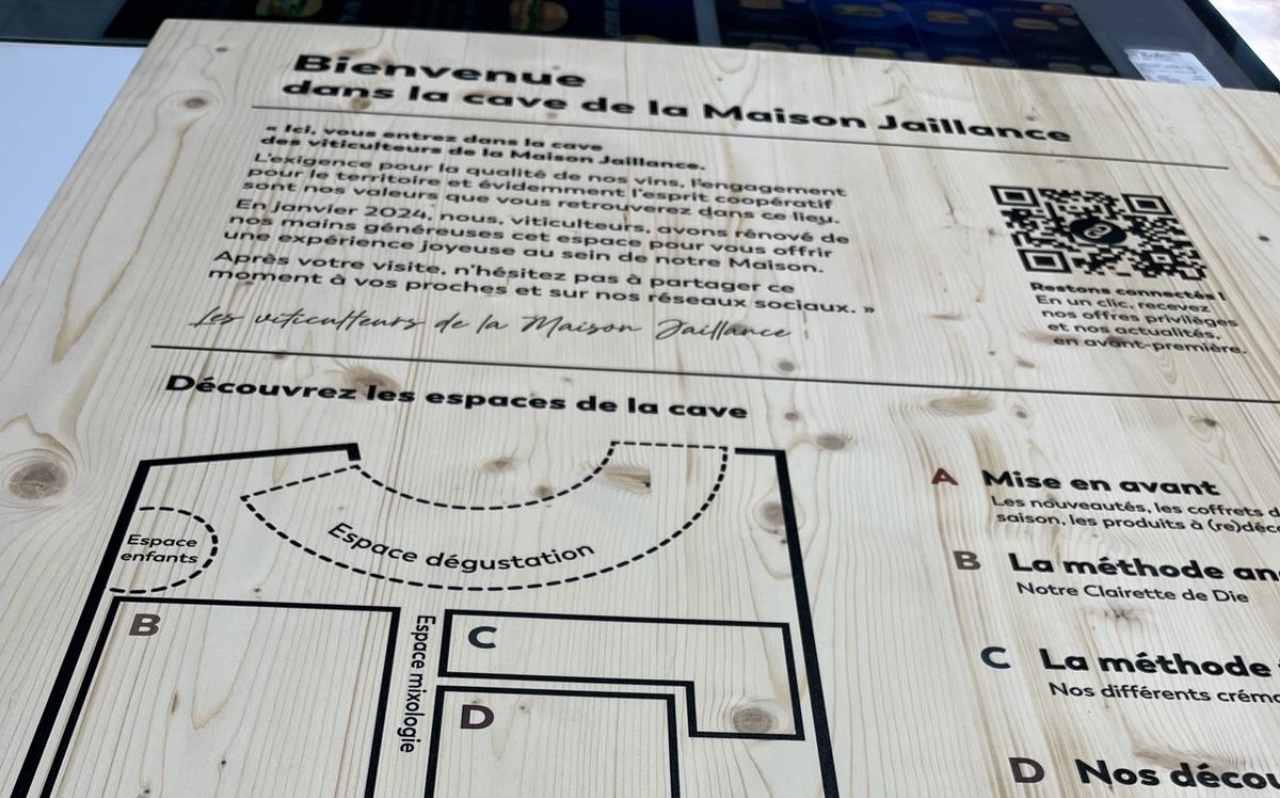 Conception de supports directionnels et informatifs – Expert en signalétique et enseignes en Drôme - Graffi4